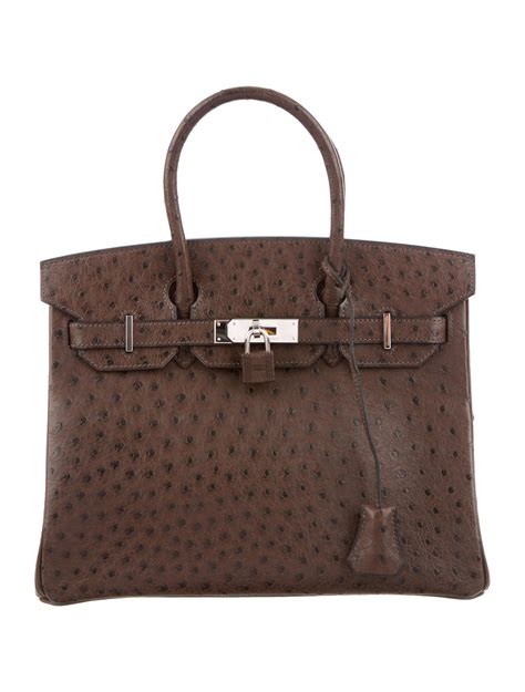 hermes birkin bag cognac|HERMES Ostrich Birkin 30 Cognac 1440440 .